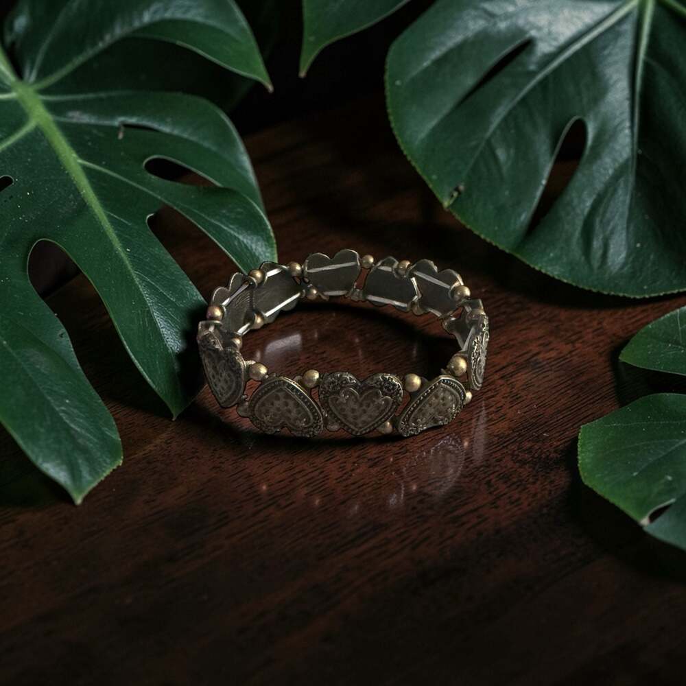 Brass Heart bracelet